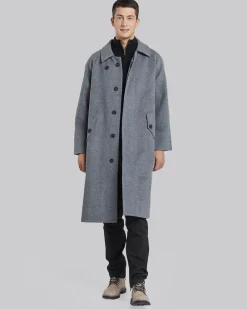 Wool-Cashmere Long Coat
