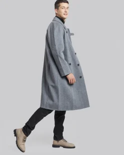 Wool-Cashmere Long Coat
