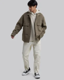 Woolen Jacket With Front Pockets Set