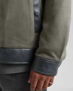 Zippered Mossy Jacket Set
